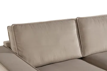 Cloudia Hörnsoffa Sammet - Beige - Möbler - Vardagsrum - Soffor - Hörnsoffor