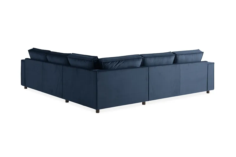 Cloudia Hörnsoffa Sammet - Blå - Möbler - Vardagsrum - Soffor - Hörnsoffor