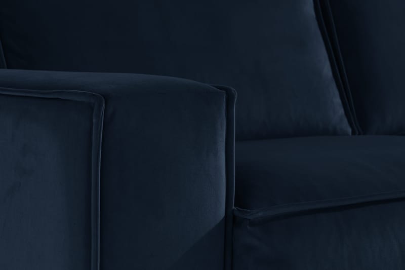 Cloudia Hörnsoffa Sammet - Blå - Möbler - Vardagsrum - Soffor - Hörnsoffor