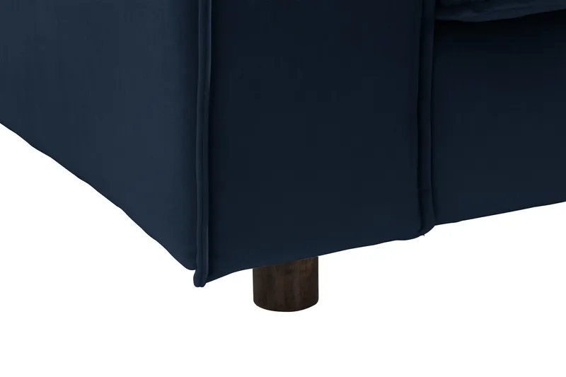 Cloudia Hörnsoffa Sammet - Blå - Möbler - Vardagsrum - Soffor - Hörnsoffor