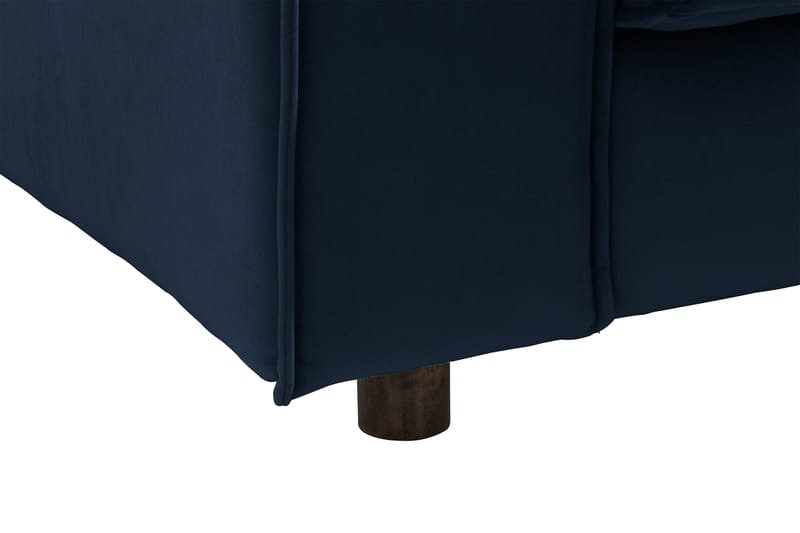 Cloudia Hörnsoffa Sammet - Blå - Möbler - Vardagsrum - Soffor - Hörnsoffor