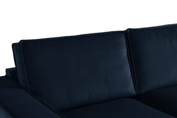 Cloudia Hörnsoffa Sammet - Blå - Möbler - Vardagsrum - Soffor - Hörnsoffor