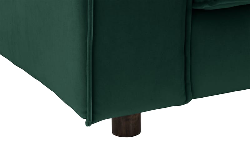 Cloudia Hörnsoffa Sammet - Grön - Möbler - Vardagsrum - Soffor - Hörnsoffor