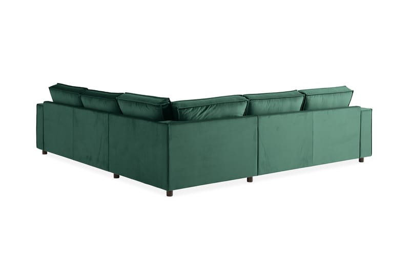 Cloudia Hörnsoffa Sammet - Grön - Möbler - Vardagsrum - Soffor - Hörnsoffor