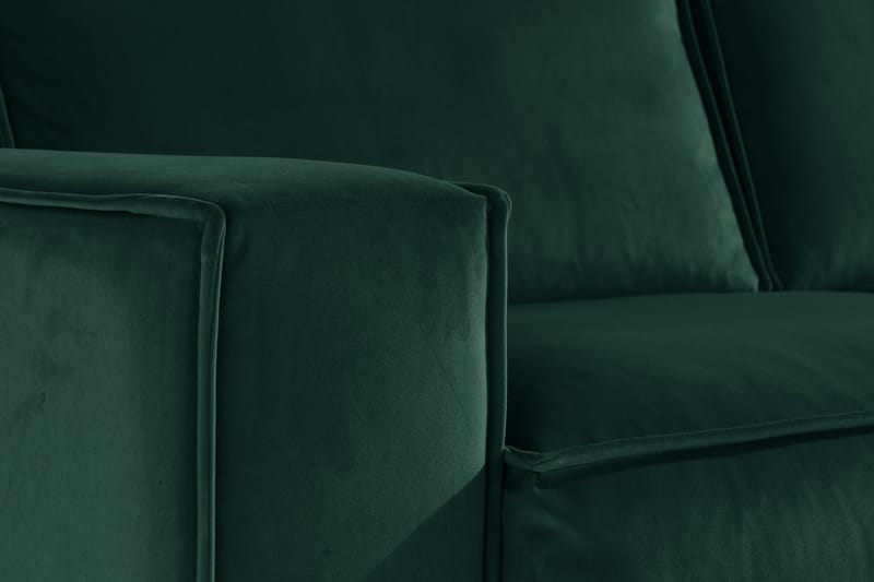 Cloudia Hörnsoffa Sammet - Grön - Möbler - Vardagsrum - Soffor - Hörnsoffor