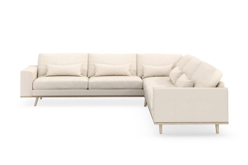 Copenhagen 6-sits L-formad Hörnsoffa i Manchester - Beige - Möbler - Vardagsrum - Soffor - Hörnsoffor