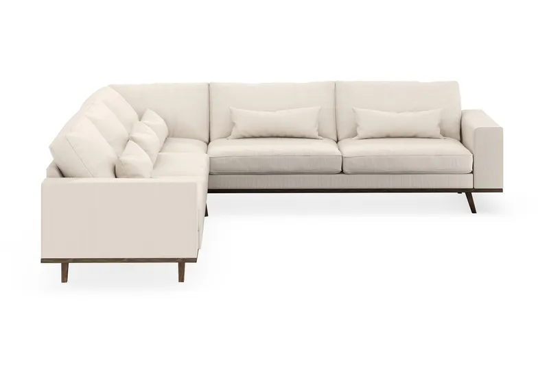 Copenhagen 6-sits L-formad Hörnsoffa i Manchester - Beige - Möbler - Vardagsrum - Soffor - Hörnsoffor