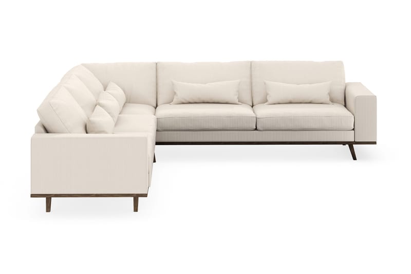 Copenhagen 6-sits L-formad Hörnsoffa i Manchester - Beige - Möbler - Vardagsrum - Soffor - Hörnsoffor