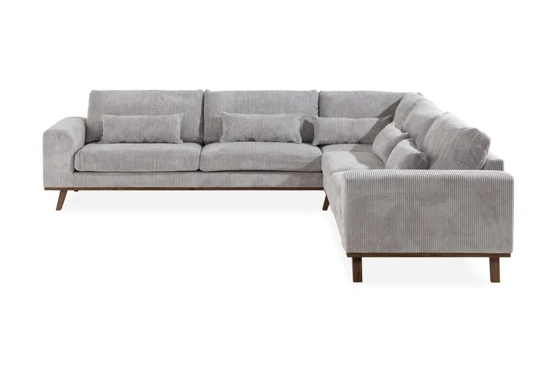 Copenhagen 6-sits L-formad Hörnsoffa i Manchester - Ljusgrå - Möbler - Vardagsrum - Soffor - Hörnsoffor