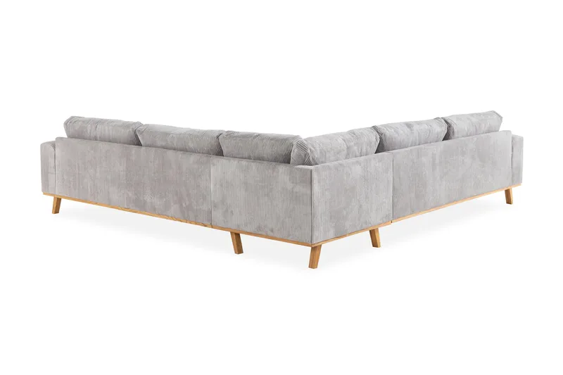 Copenhagen 6-sits L-formad Hörnsoffa i Manchester - Ljusgrå - Möbler - Vardagsrum - Soffor - Hörnsoffor