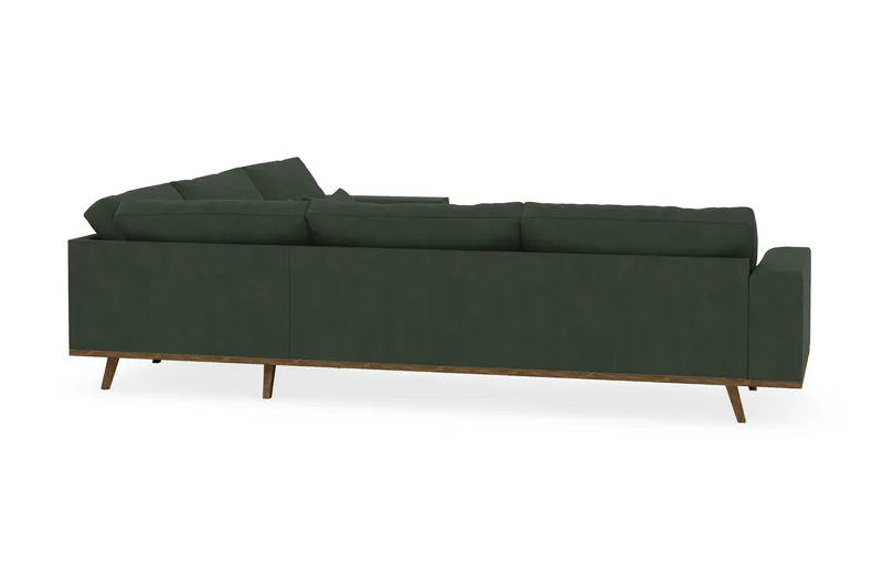 Copenhagen 6-sits L-formad Hörnsoffa i Manchester - Mörkgrön - Möbler - Vardagsrum - Soffor - Hörnsoffor