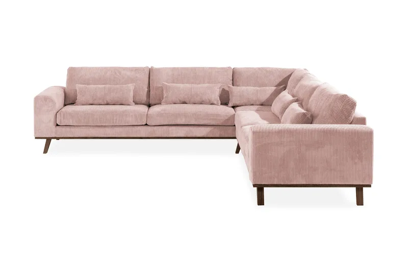 Copenhagen 6-sits L-formad Hörnsoffa i Manchester, Rosa