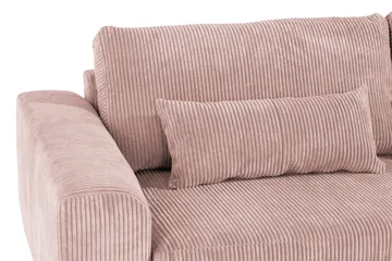 Copenhagen 6-sits L-formad Hörnsoffa i Manchester - Rosa - Möbler - Vardagsrum - Soffor - Hörnsoffor