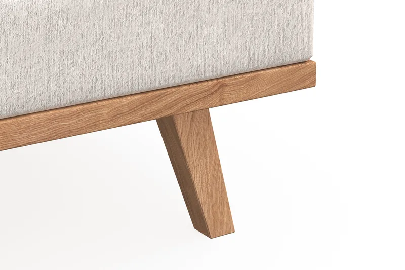 Copenhagen 6-sits L-formad Hörnsoffa i Sammet - Krämvit - Möbler - Vardagsrum - Soffor - Hörnsoffor