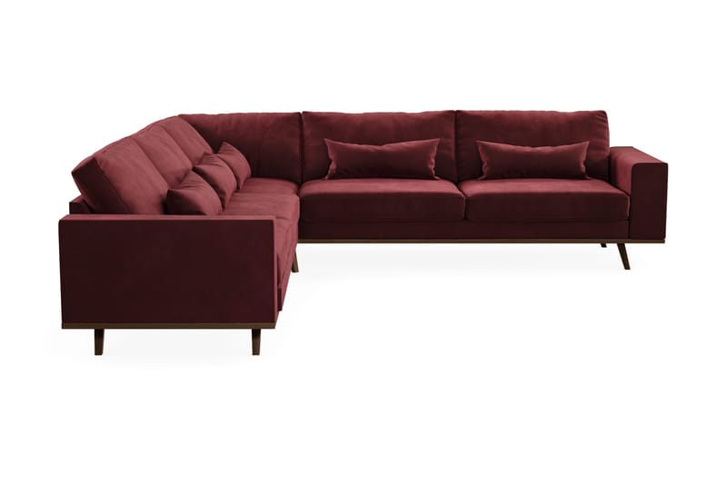 Copenhagen 6-sits L-formad Hörnsoffa i Sammet - Lila - Möbler - Vardagsrum - Soffor - Hörnsoffor