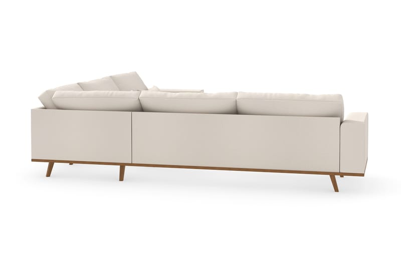 Copenhagen 6-sits L-formad Hörnsoffa i Tyg - Beige - Möbler - Vardagsrum - Soffor - Hörnsoffor