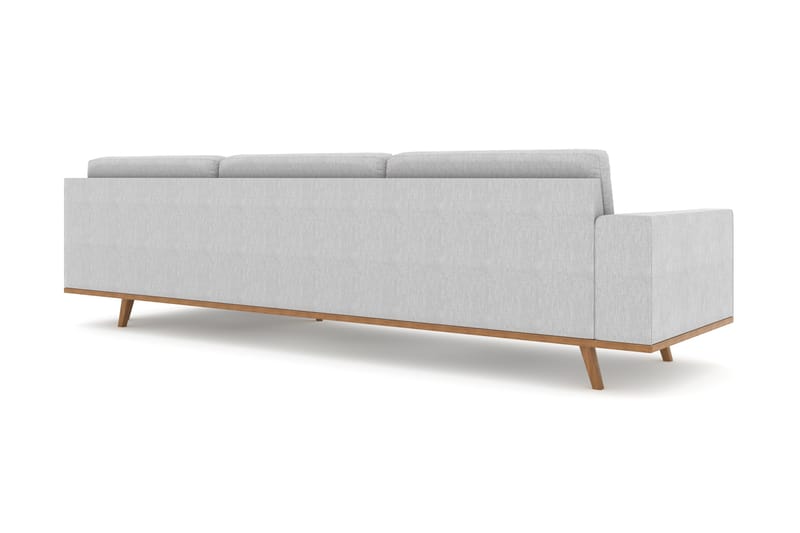 Copenhagen 6-sits L-formad Hörnsoffa i Tyg - Grå - Möbler - Vardagsrum - Soffor - Hörnsoffor