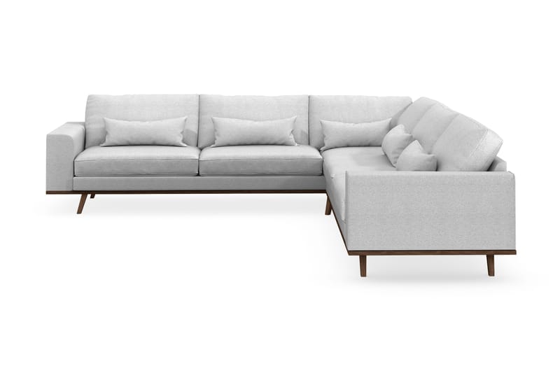 Copenhagen 6-sits L-formad Hörnsoffa i Tyg - Ljusgrå - Möbler - Vardagsrum - Soffor - Hörnsoffor