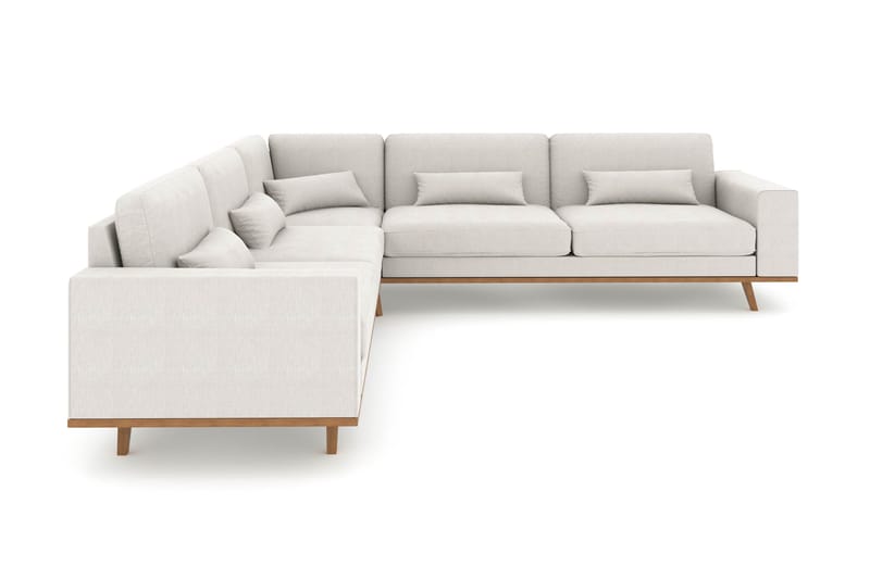 Copenhagen 6-sits L-formad Hörnsoffa i Tyg - Ljusgrå - Möbler - Vardagsrum - Soffor - Hörnsoffor