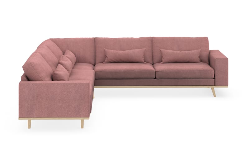 Copenhagen 6-sits L-formad Hörnsoffa i Tyg - Rosa - Möbler - Vardagsrum - Soffor - Hörnsoffor