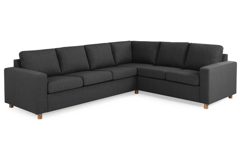 Crazy 5-sits Vändbar L-formad Large Hörnsoffa i Tyg - Antracit - Möbler - Vardagsrum - Soffor - Hörnsoffor