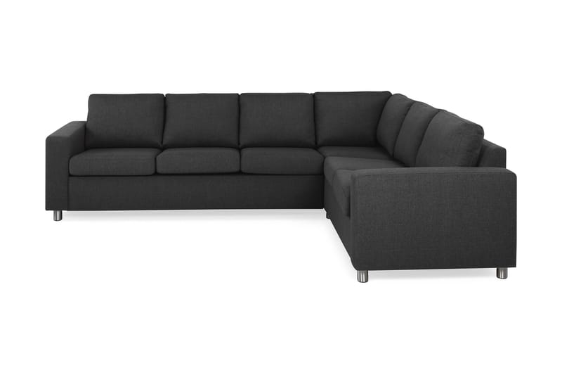 Crazy 5-sits Vändbar L-formad Large Hörnsoffa i Tyg - Antracit - Möbler - Vardagsrum - Soffor - Hörnsoffor