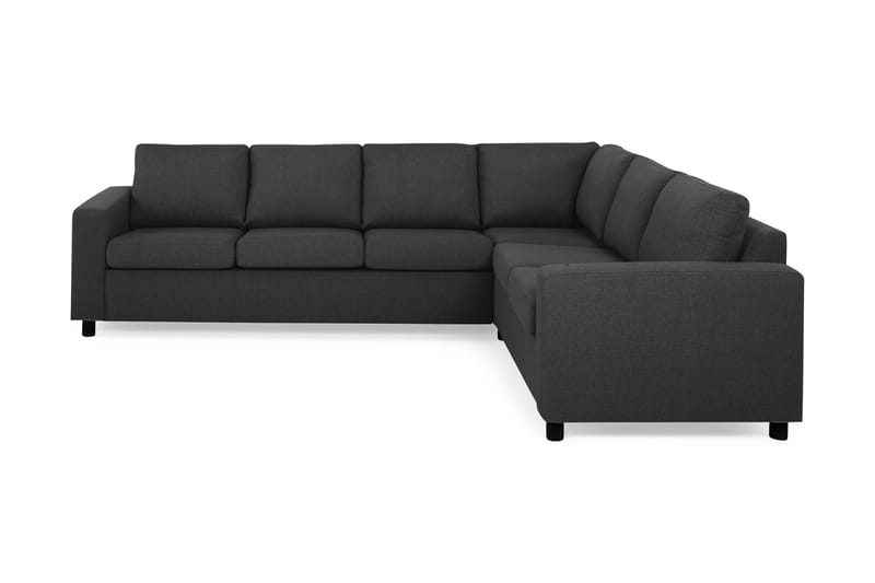 Crazy 5-sits Vändbar L-formad Large Hörnsoffa i Tyg, Antracit