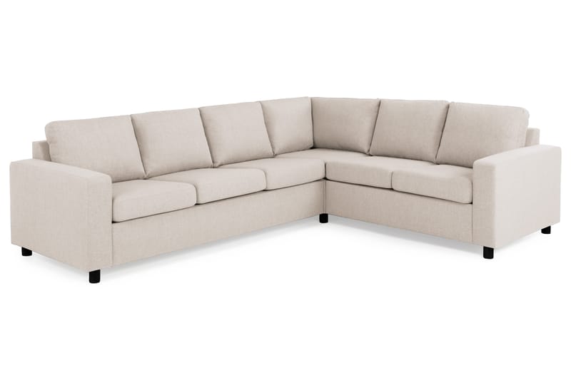 Crazy 5-sits Vändbar L-formad Large Hörnsoffa i Tyg - Beige - Möbler - Vardagsrum - Soffor - Hörnsoffor