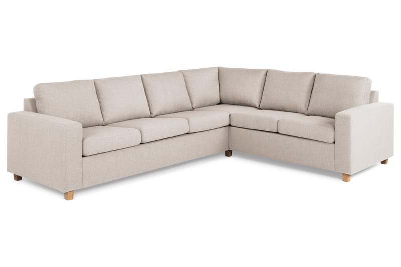 Crazy 5-sits Vändbar L-formad Large Hörnsoffa i Tyg - Beige - Möbler - Vardagsrum - Soffor - Hörnsoffor