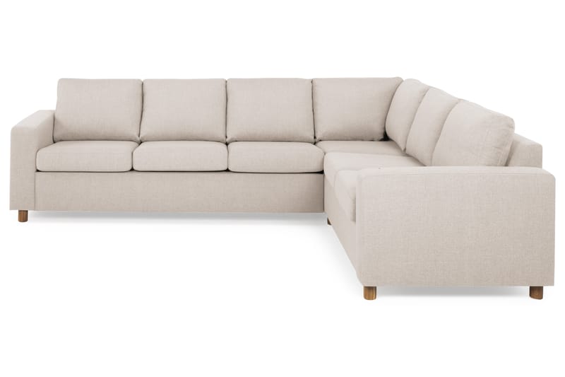 Crazy 5-sits Vändbar L-formad Large Hörnsoffa i Tyg - Beige - Möbler - Vardagsrum - Soffor - Hörnsoffor