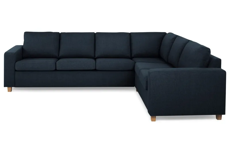 Crazy 5-sits Vändbar L-formad Large Hörnsoffa i Tyg - Blå - Möbler - Vardagsrum - Soffor - Hörnsoffor