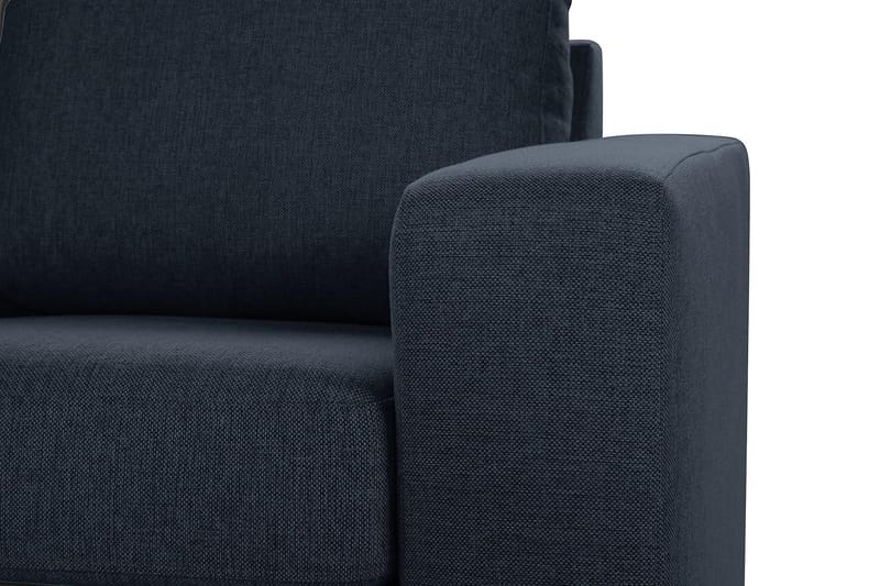 Crazy 5-sits Vändbar L-formad Large Hörnsoffa i Tyg - Blå - Möbler - Vardagsrum - Soffor - Hörnsoffor