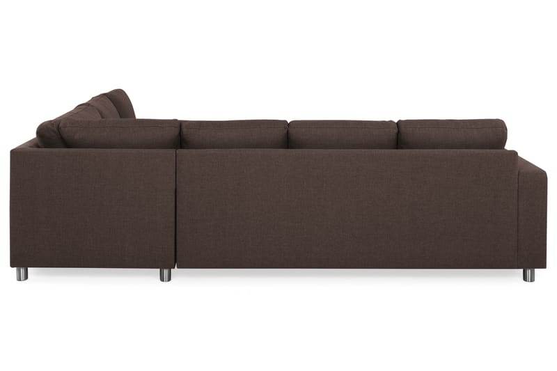 Crazy 5-sits Vändbar L-formad Large Hörnsoffa i Tyg - Brun - Möbler - Vardagsrum - Soffor - Hörnsoffor