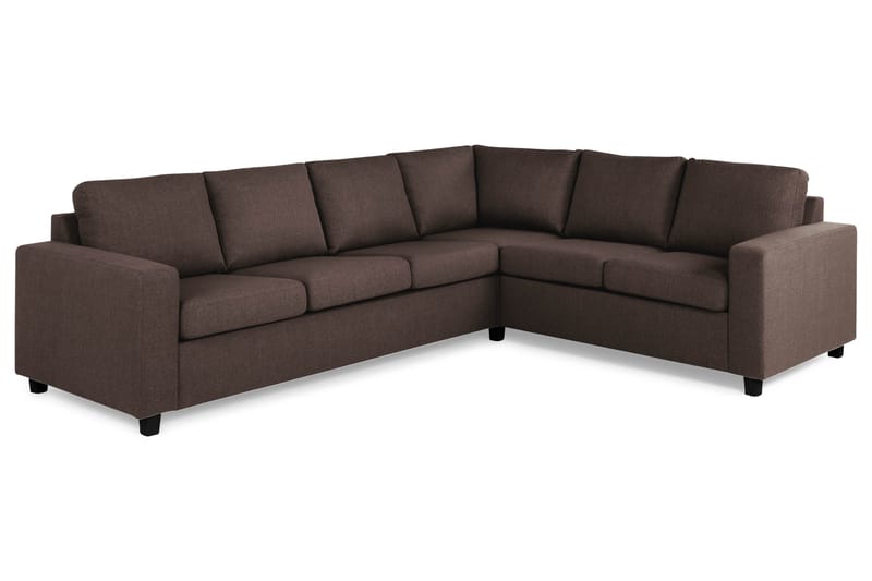 Crazy 5-sits Vändbar L-formad Large Hörnsoffa i Tyg - Brun - Möbler - Vardagsrum - Soffor - Hörnsoffor