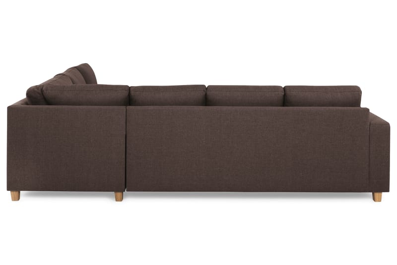 Crazy 5-sits Vändbar L-formad Large Hörnsoffa i Tyg - Brun - Möbler - Vardagsrum - Soffor - Hörnsoffor