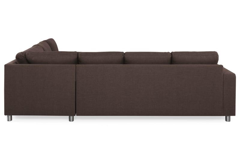 Crazy 5-sits Vändbar L-formad Large Hörnsoffa i Tyg - Brun - Möbler - Vardagsrum - Soffor - Hörnsoffor
