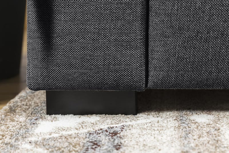 Crazy 5-sits Vändbar L-formad Large Hörnsoffa i Tyg - Mörkgrå - Möbler - Vardagsrum - Soffor - Hörnsoffor