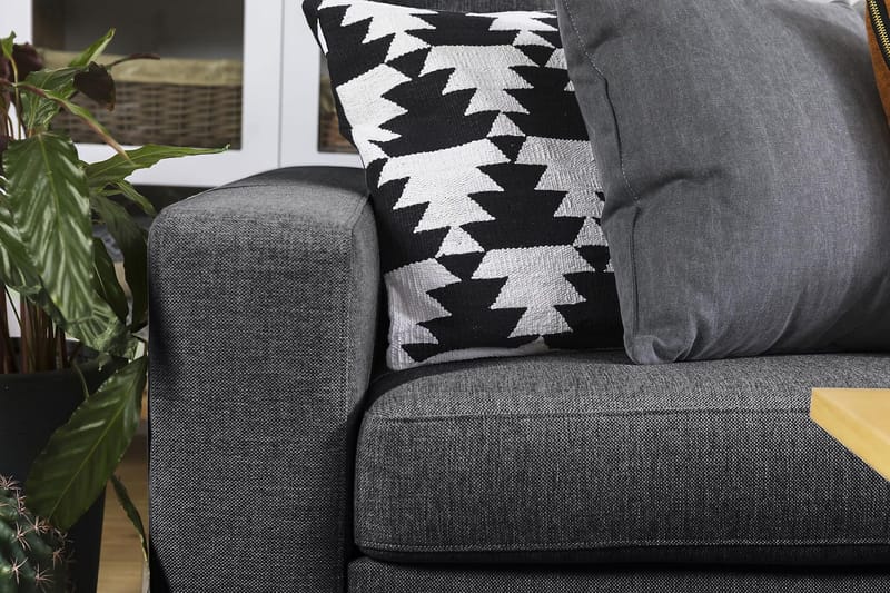 Crazy 5-sits Vändbar L-formad Large Hörnsoffa i Tyg - Mörkgrå - Möbler - Vardagsrum - Soffor - Hörnsoffor