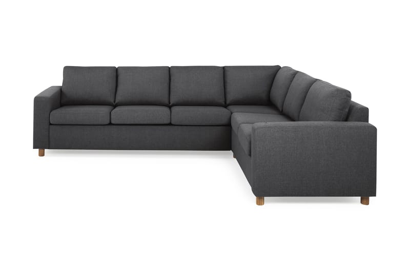 Crazy 5-sits Vändbar L-formad Large Hörnsoffa i Tyg - Mörkgrå - Möbler - Vardagsrum - Soffor - Hörnsoffor