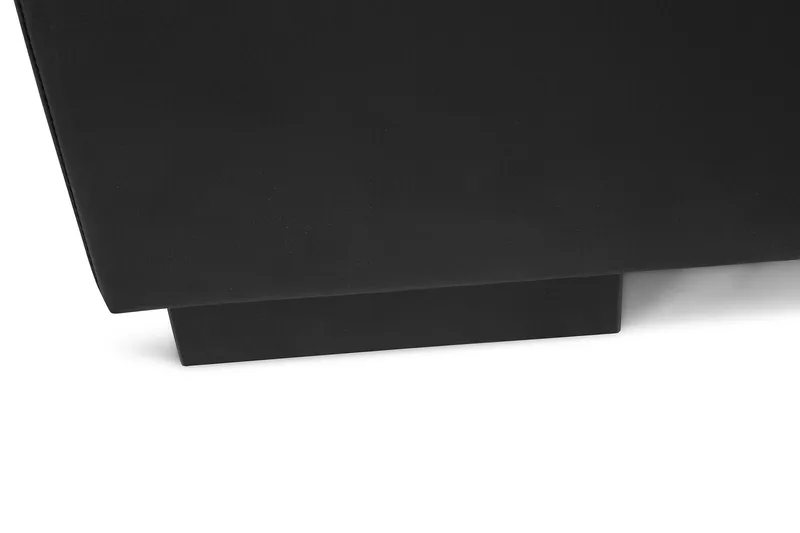 Crazy 5-sits Vänstervänd U-formad Hörnsoffa med divan i Konstläder - Svart - Möbler - Vardagsrum - Soffor - Hörnsoffor