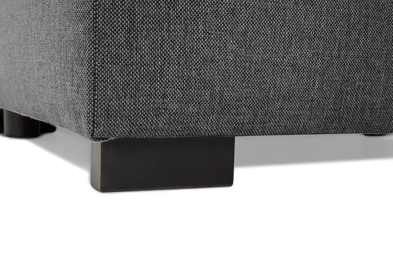 Crazy 5-sits Vänstervänd U-formad Hörnsoffa med divan i Tyg - Mörkgrå - Möbler - Vardagsrum - Soffor - Hörnsoffor