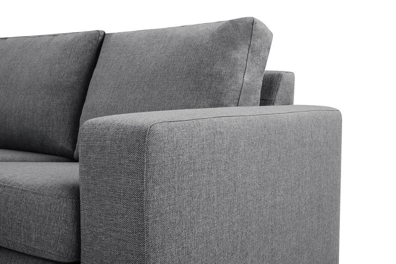 Crazy 5-sits Vänstervänd U-formad Hörnsoffa med divan i Tyg - Mörkgrå - Möbler - Vardagsrum - Soffor - Hörnsoffor