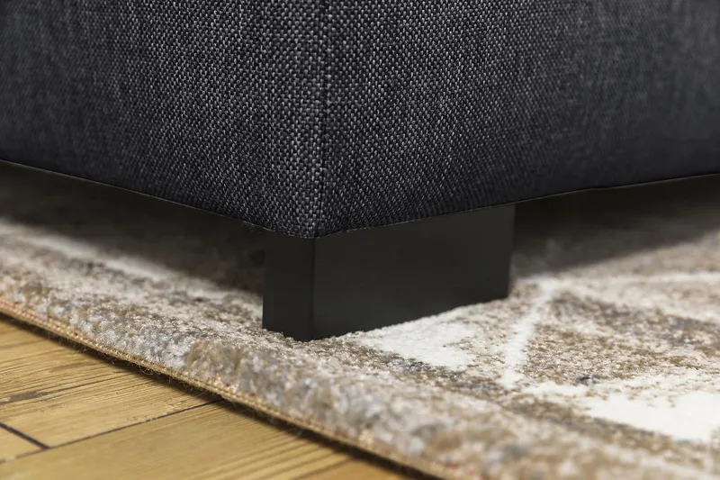 Crazy 5-sits Vänstervänd U-formad Hörnsoffa med divan i Tyg - Mörkgrå - Möbler - Vardagsrum - Soffor - Hörnsoffor