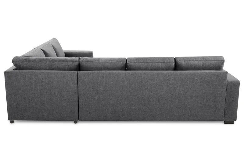 Crazy 5-sits Vänstervänd U-formad Hörnsoffa med divan i Tyg - Mörkgrå - Möbler - Vardagsrum - Soffor - Hörnsoffor