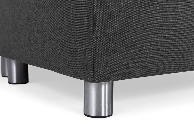 Crazy 6-sits Vändbar L-formad X-Large Hörnsoffa i Tyg - Antracit - Möbler - Vardagsrum - Soffor - Hörnsoffor