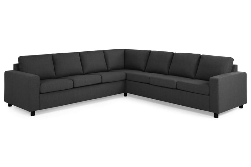 Crazy 6-sits Vändbar L-formad X-Large Hörnsoffa i Tyg - Antracit - Möbler - Vardagsrum - Soffor - Hörnsoffor