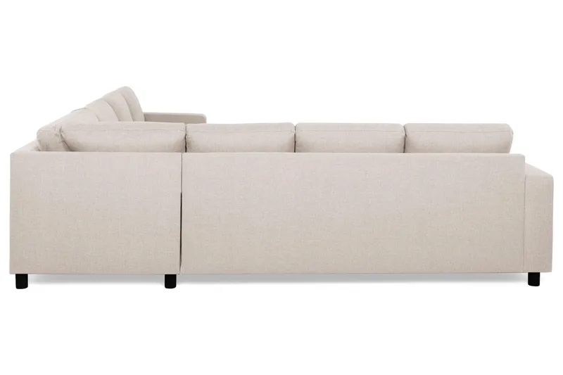 Crazy 6-sits Vändbar L-formad X-Large Hörnsoffa i Tyg - Beige - Möbler - Vardagsrum - Soffor - Hörnsoffor
