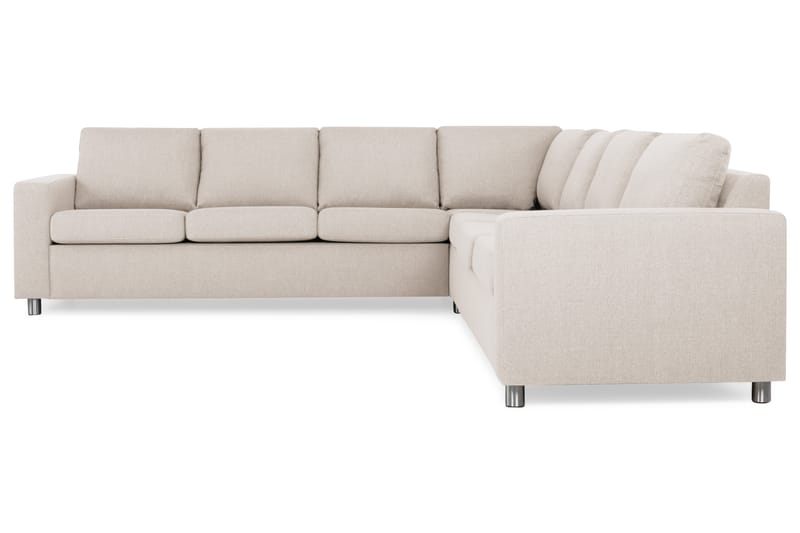 Crazy 6-sits Vändbar L-formad X-Large Hörnsoffa i Tyg - Beige - Möbler - Vardagsrum - Soffor - Hörnsoffor