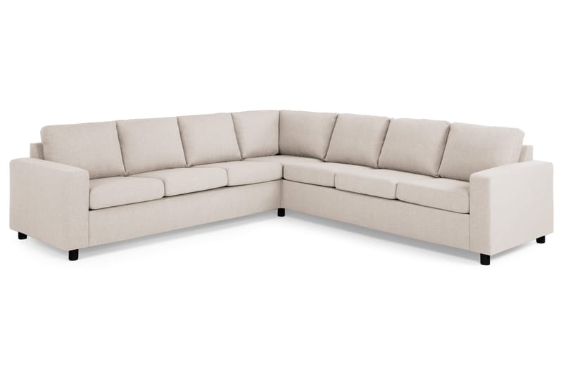 Crazy 6-sits Vändbar L-formad X-Large Hörnsoffa i Tyg - Beige - Möbler - Vardagsrum - Soffor - Hörnsoffor