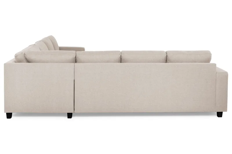 Crazy 6-sits Vändbar L-formad X-Large Hörnsoffa i Tyg - Beige - Möbler - Vardagsrum - Soffor - Hörnsoffor